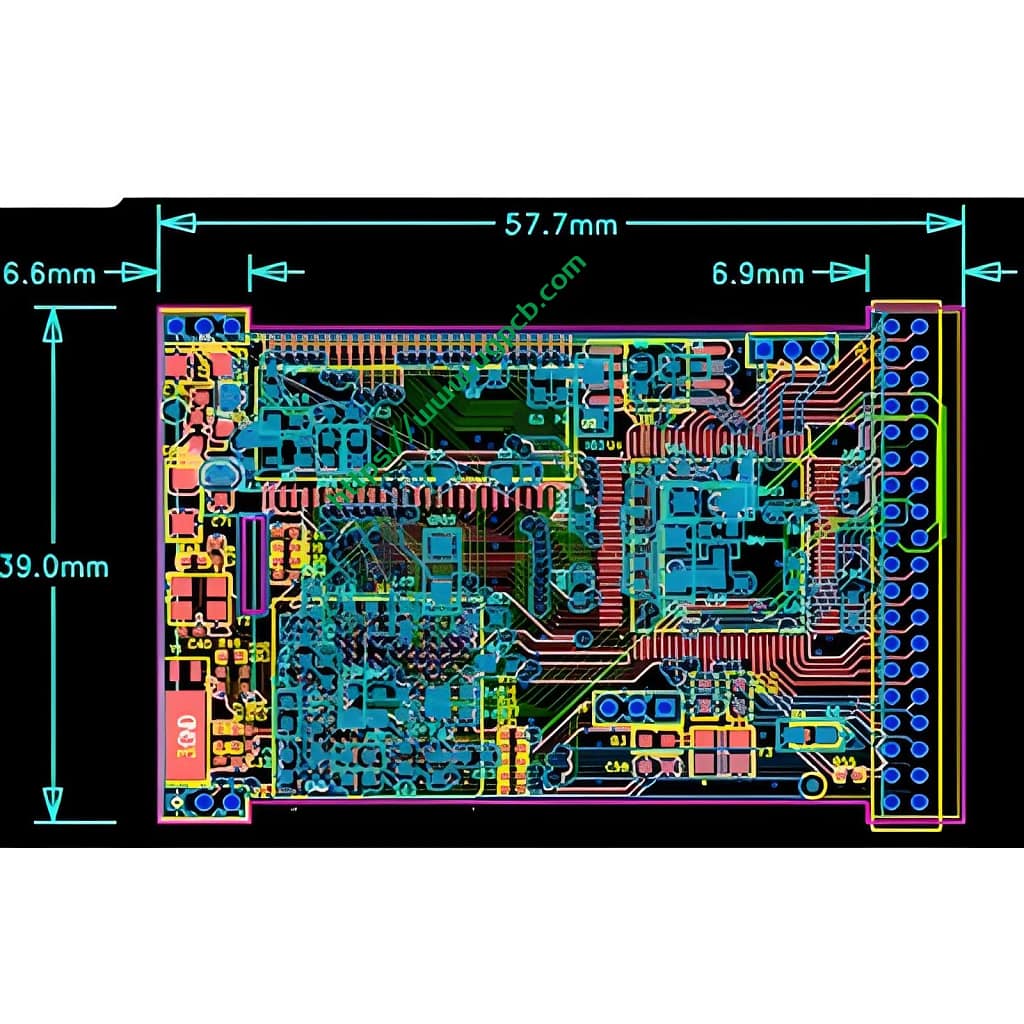 Design de PCB do banco de energia de carregamento rápido
