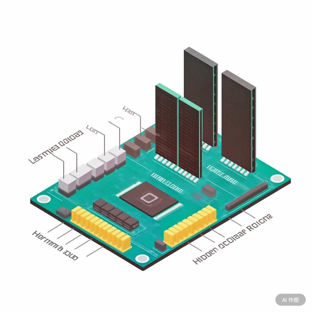 HBM integration in AI server PCB layout