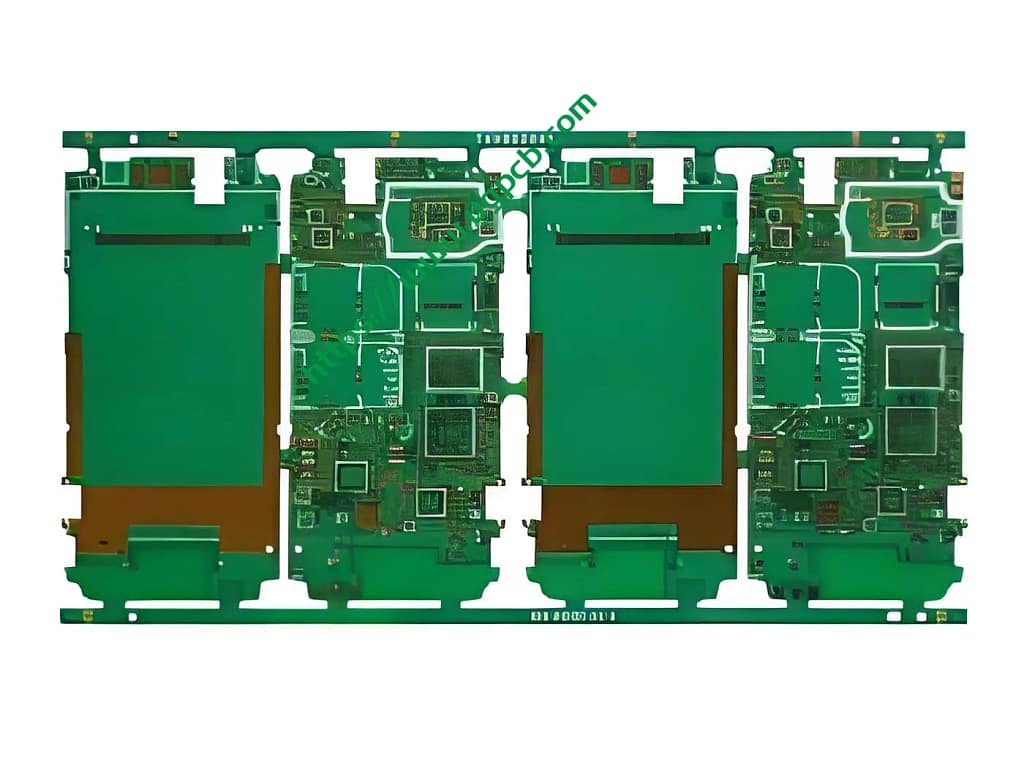 PCB de alta densidade de 6 camadas 1+N+1 HDI para placas-mãe móveis | Material FR-4