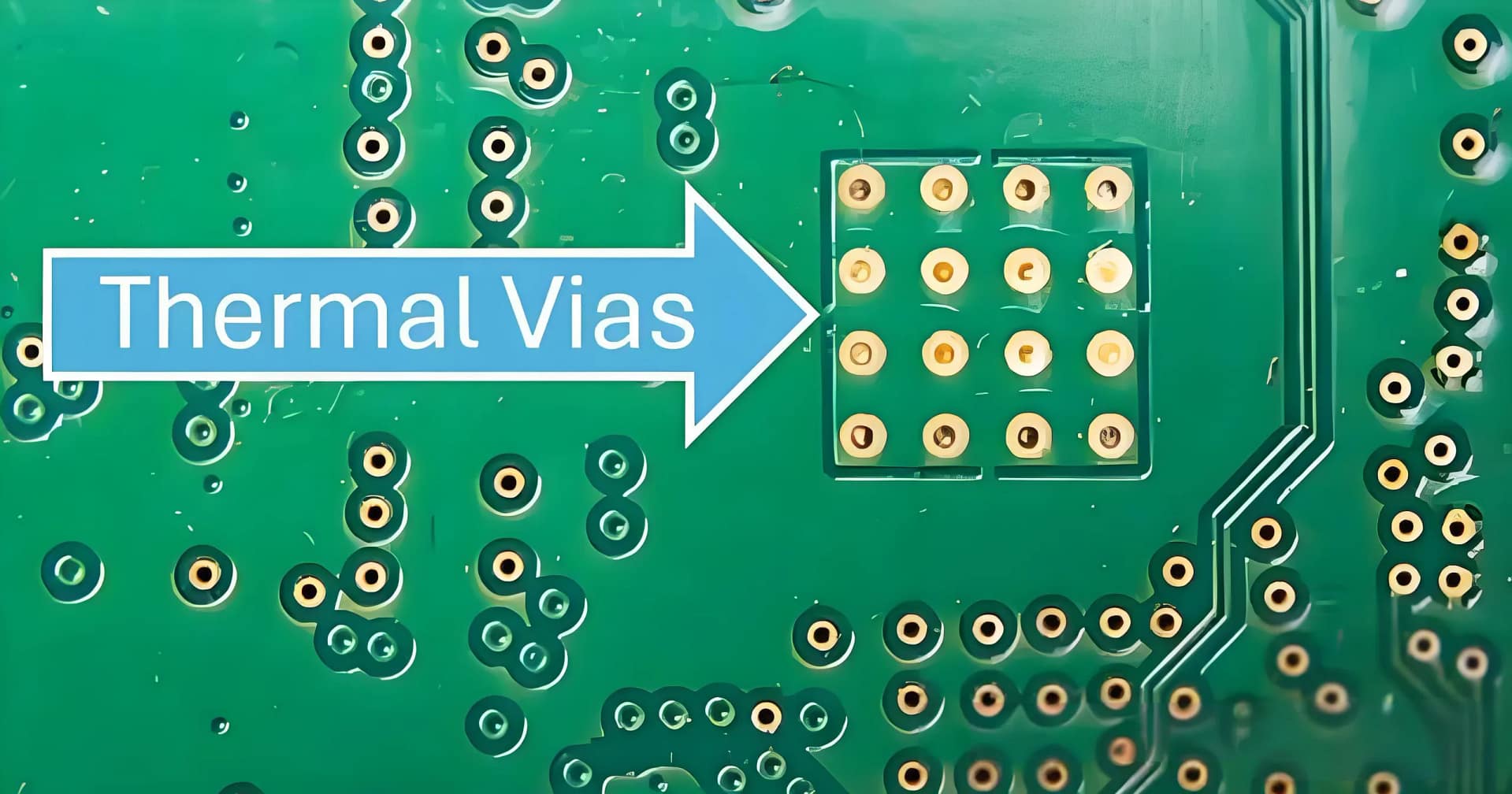 Conductive PCB via with copper paste filling