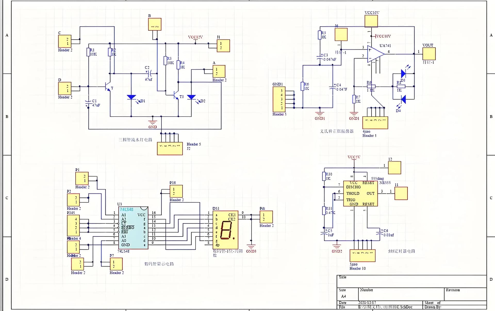 PCB schematic