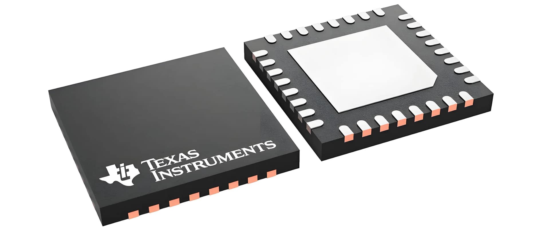 Estrutura QFN destacando EP e flancos molháveis