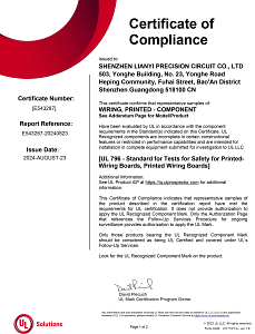 UGPCB’s UL Certification