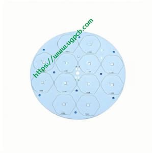Aluminum Based PCB 1.2mm 2OZ Copper - High Thermal Conductivity for LED Lights | UGPCB