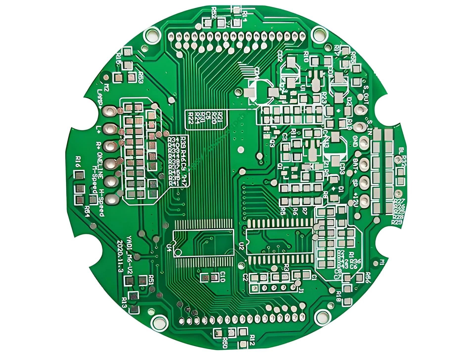 2 Layers GPS Module PCB with FR4 material for high-performance GPS applications.