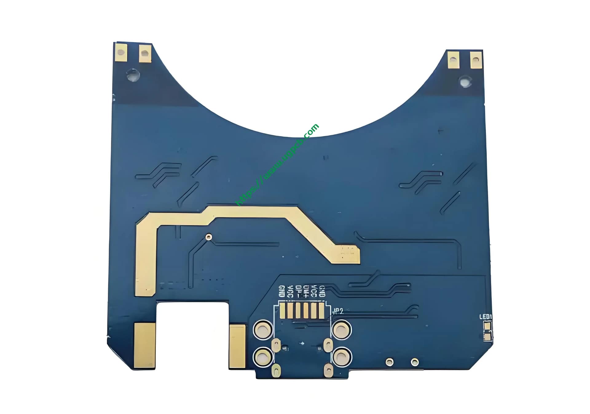 dark-blue-2-layer-pcb-immersion-gold-finish
