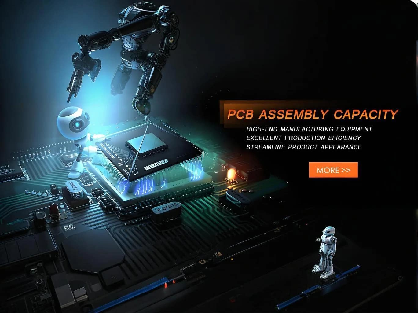 Capacità di assemblaggio PCB - UGPCB