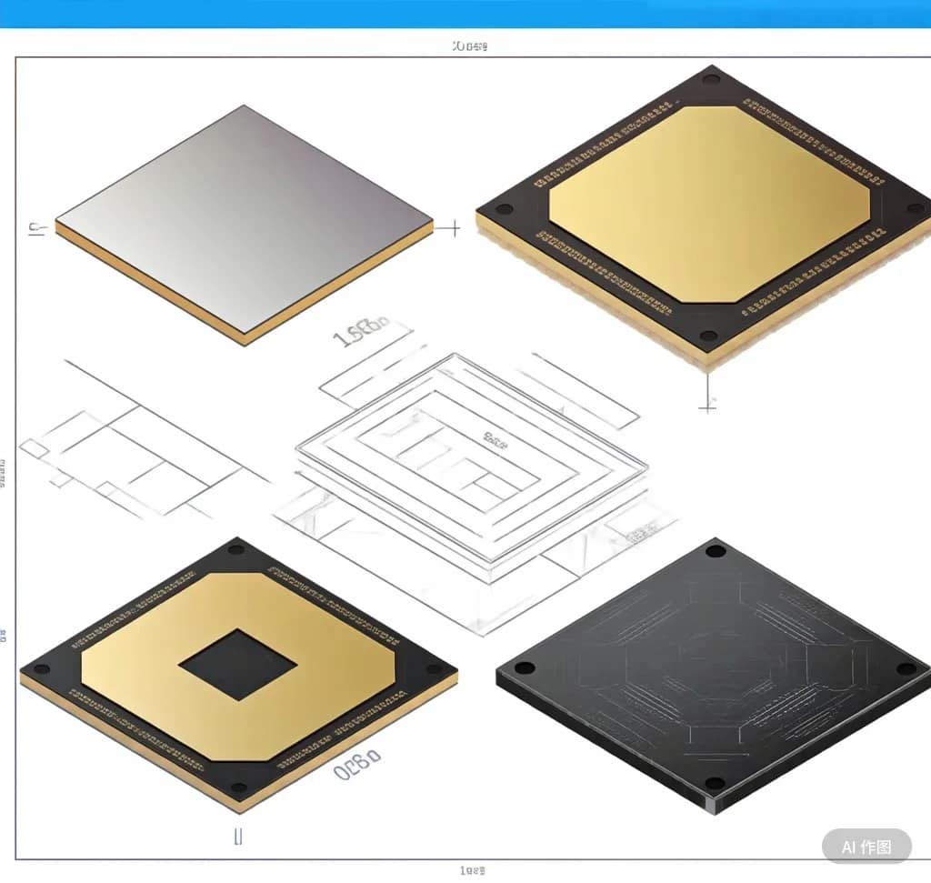 Comparative Diagram: 0603 vs 0805 Chip Component Apertures