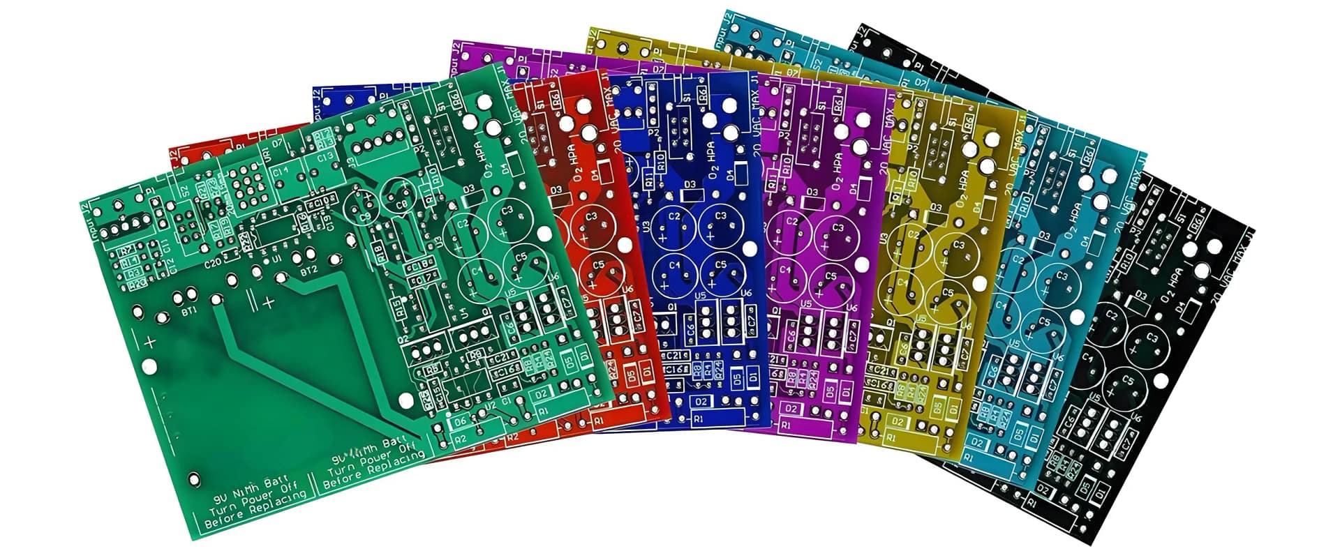 PCBs with Different Solder Mask Colors
